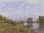 Alfred Sisley The island of Saint-Denis oil painting artist